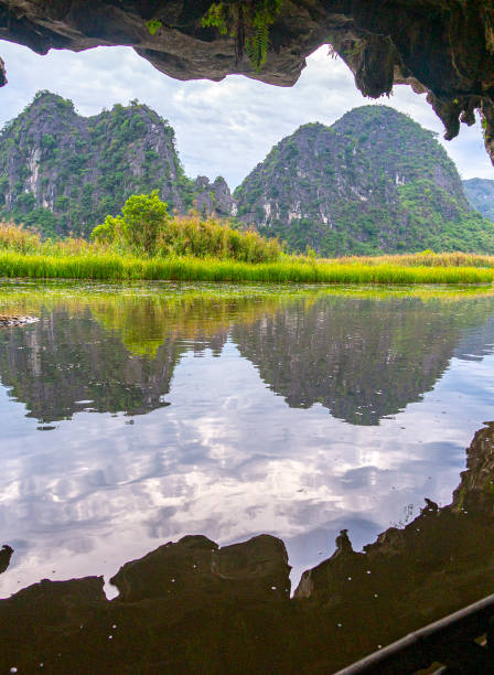 istock Nice Van Long cave with rock in Ninh Binh province northern Vietnam 1332956497