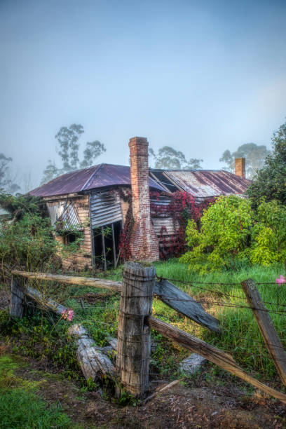 Abandoned Bayley House, El Dorado County, California.