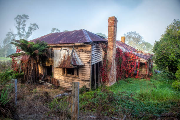istock Old Abandoned House at Genoa 1332964273