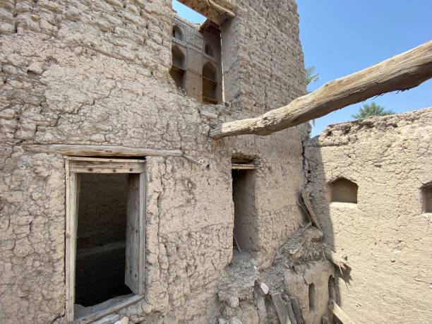 istock Old houses in Oman 1332964556