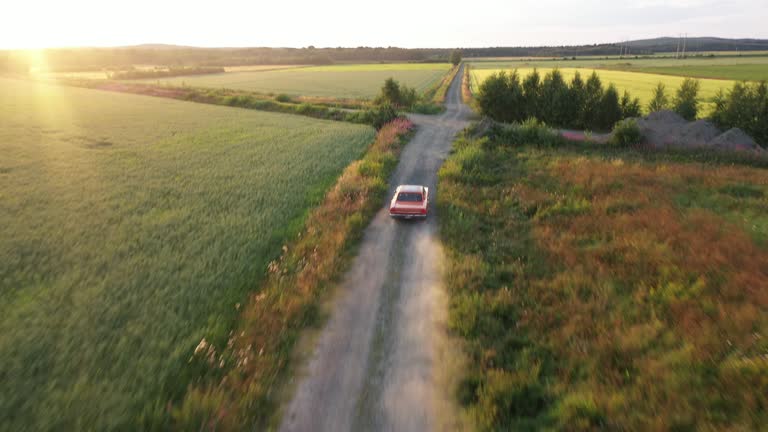 Old Car out in the countryside