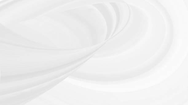 istock Clean fashion woven beautiful soft fabric abstract smooth curve shape decorative textile white background 1332978483