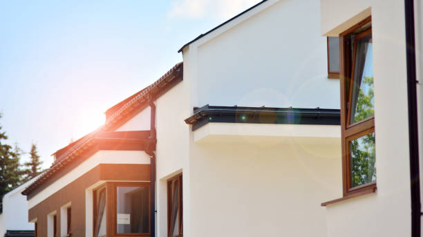 istock New single family house in a new development area. 1332980539