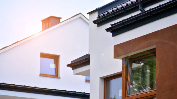 istock New single family house in a new development area. 1332980559