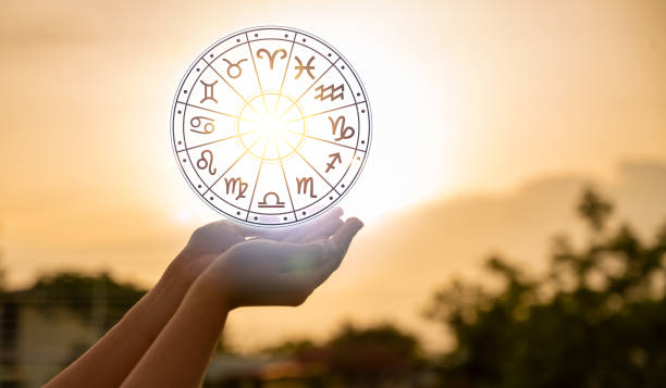 Zodiac signs inside of horoscope circle astrology and horoscopes concept Zodiac signs inside of horoscope circle astrology and horoscopes concept astrology stock pictures, royalty-free photos & images