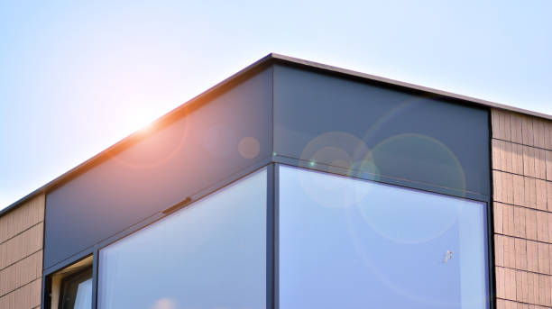 istock New single family house in a new development area. 1332980799