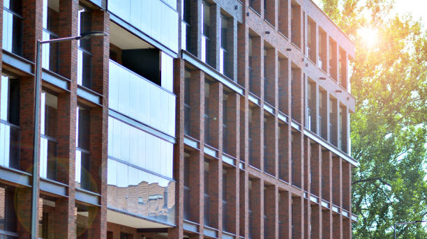 istock Modern residential building in the city. 1332980979