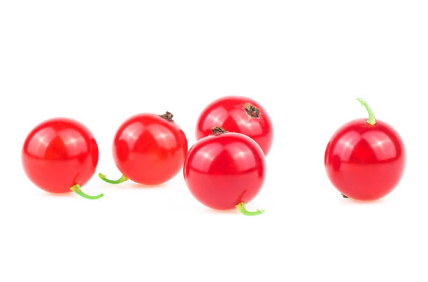 istock Fresh ripe red currant berries isolated on a white background 1332981657
