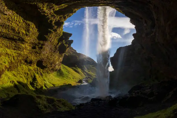 Photo of Kvernufoss Waterfall in Iceland