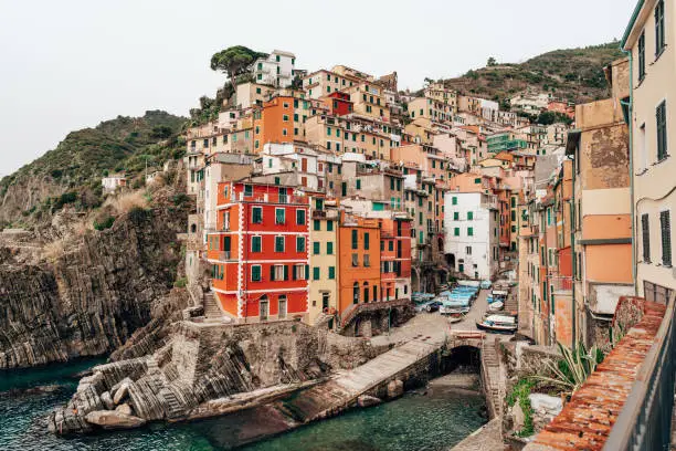 riomaggiore village at the cinque terre