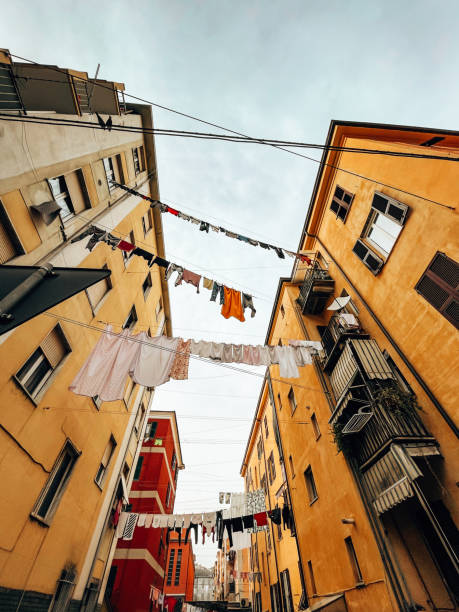 istock Clothlines in italy on the balcony 1332989550