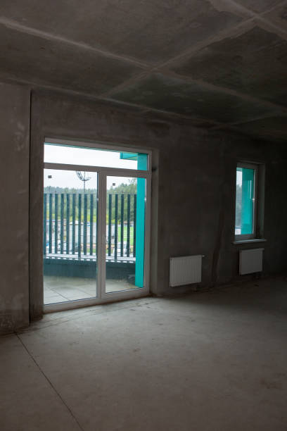 istock door, elevator, interior, architecture, wall, new building, unfinished apartment, 1332992810