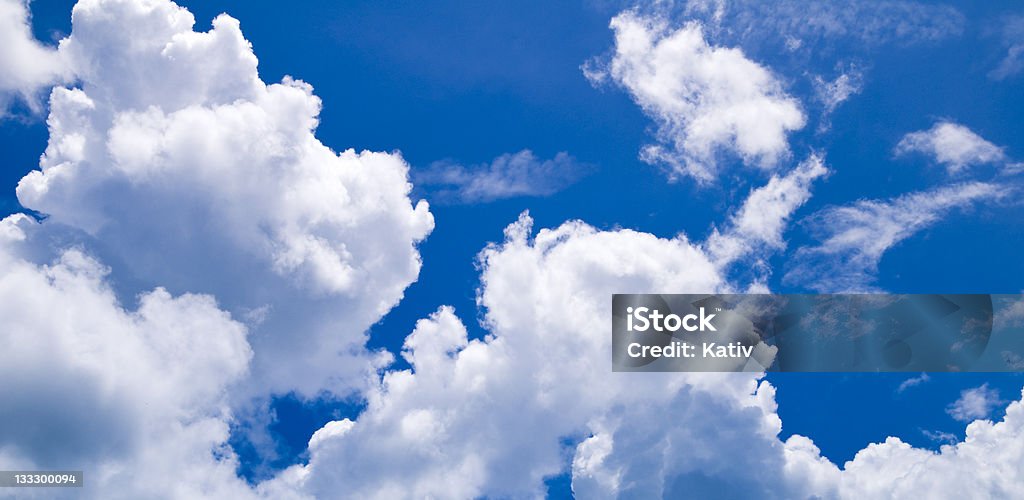 Nubes Panorama - Foto de stock de Aire libre libre de derechos