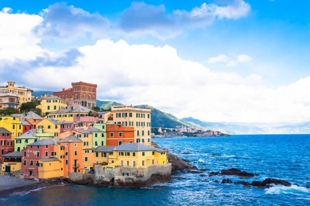 istock Boccadasse marina panorama  in Genoa, Italy 1333002770