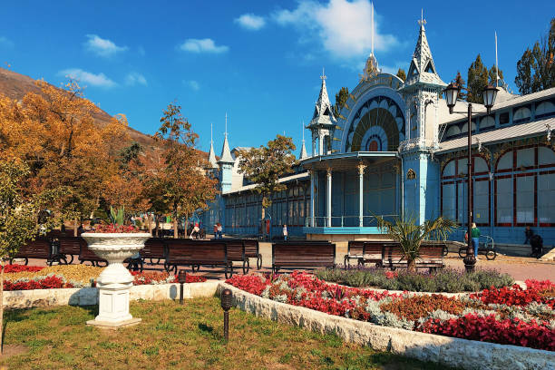 Autumn. Beautiful autumn city park.