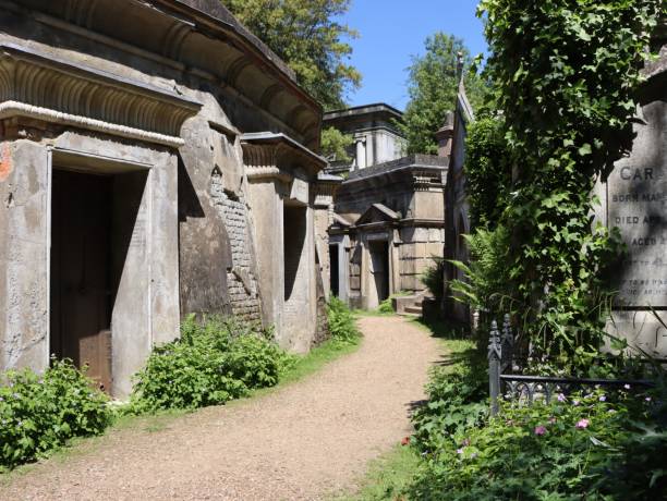 하이게이트 묘지, 런던 - highgate cemetery 뉴스 사진 이미지