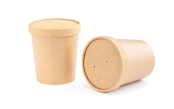 istock blank packaging kraft paper cup for ecology product design mock-up isolated on white background 1333012146