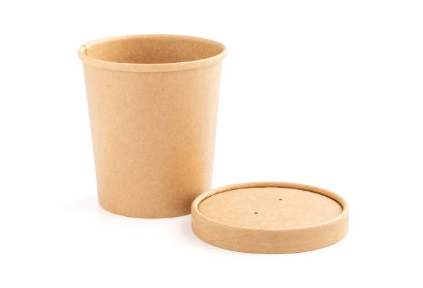 istock blank packaging kraft paper cup for ecology product design mock-up isolated on white background 1333012147