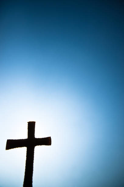 istock The glory of heaven, the cross. 1333015418