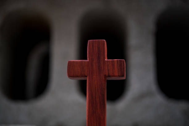 istock A symbol of hardship, the cross. 1333018628