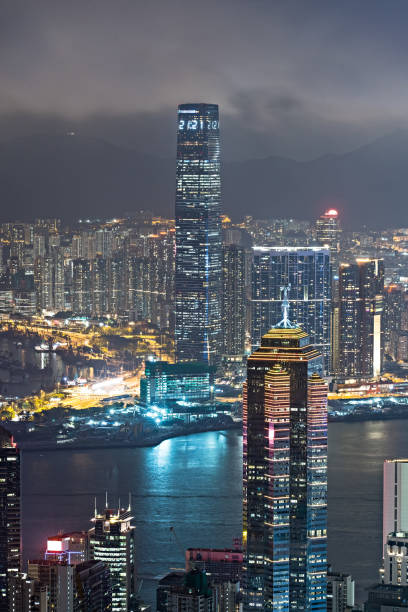 istock Night view of Hong Kong 1333018857