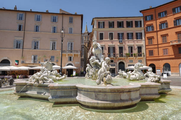 istock Fountain of Neptune at Navona square, Rome 1333021885