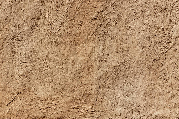 istock Close-up texture and background of rough sandstone surface in old house architecture 1333023106