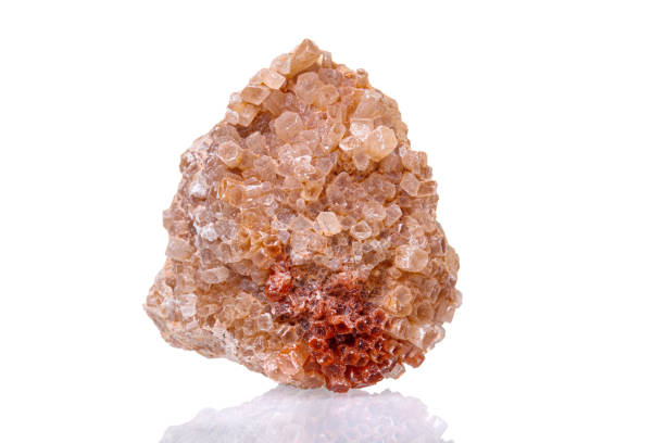 istock macro mineral stone Aragonite on a white background 1333032042