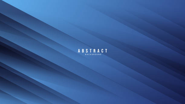 istock Abstract Colorful geometric background ,Black shadowed oblique lines and blue background , Modern background design for presentation design , illustration Vector EPS 10 1333033249