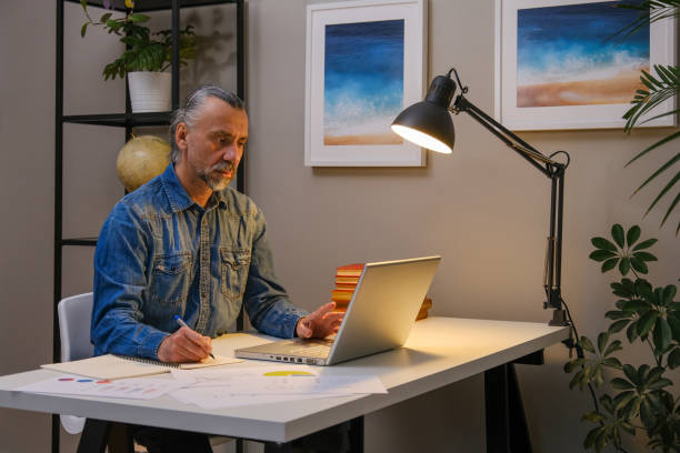 istock businessman works at home 1333034835