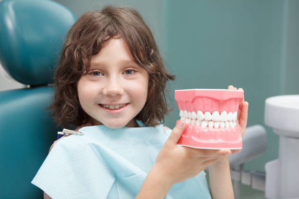 istock Adorable little boy on dental checkup 1333048044