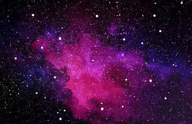 istock Cosmic illustration. Beautiful colorful space background. Watercolor Cosmos 1333050151