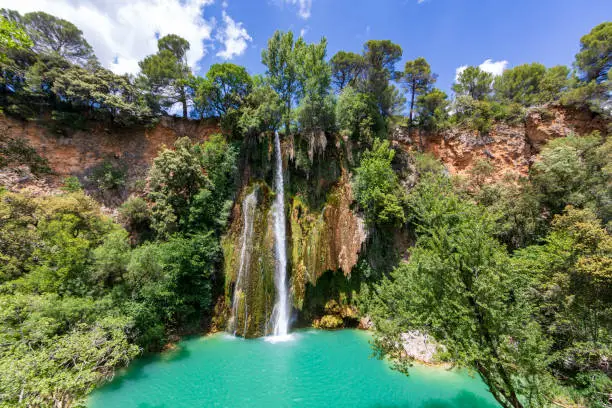 Waterfall of Sillans-la-Cascade, Provence, south of France