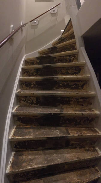 istock stripped residential home stairs 1333056507