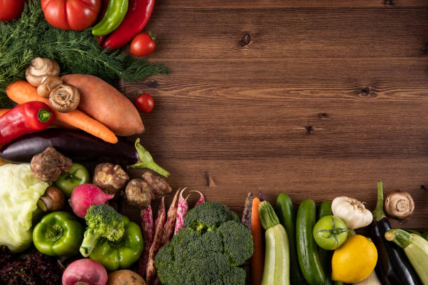 istock Fresh Vegetables on Wooden Table 1333059227