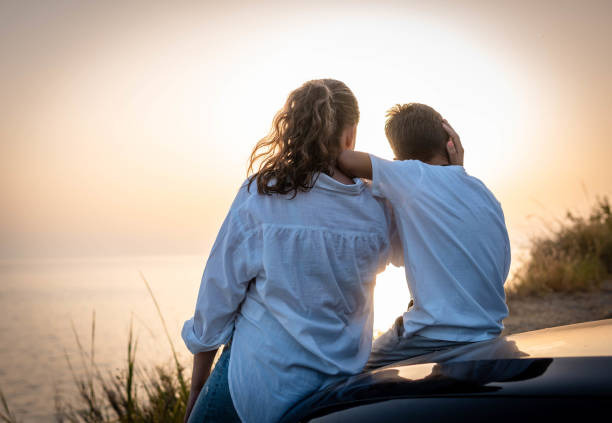 istock Mother and son on a road trip 1333062156