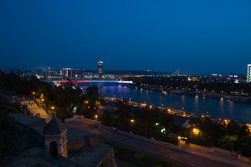A nice set of pictures of the Belgrade waterfront and Kalemegdan castle.