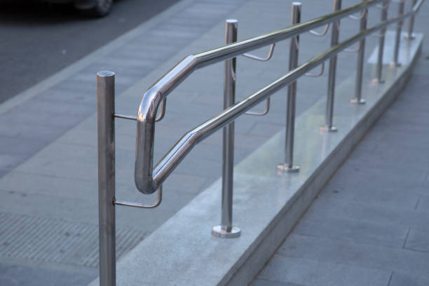 istock The railing is made of nickel 1333065321