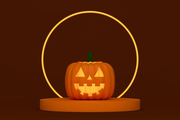 istock Scary pumpkin halloween 1333065540