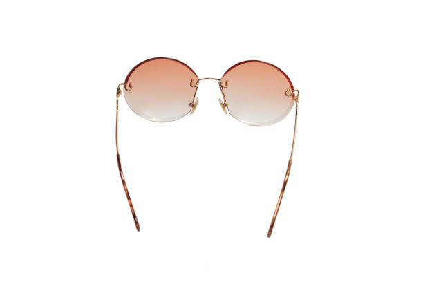 istock Round summer sunglasses isolated on a white background. 1333066661
