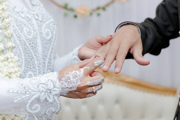 istock Bride Putting Ring In Groom Finger 1333068251