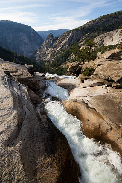 Superior de Nevada Falls en Yosemite - foto de stock