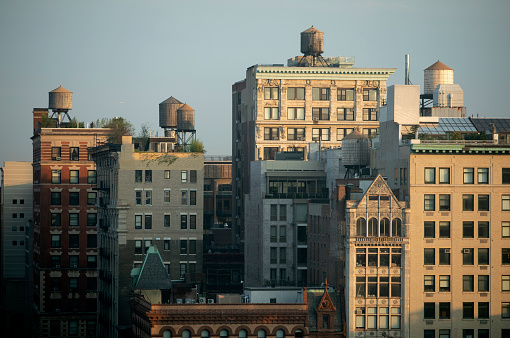 Residential buildings in NoHo neighborhood of New York City.