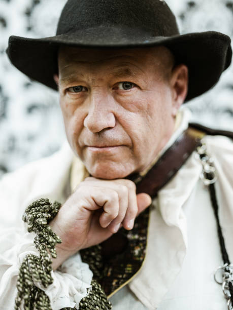 istock BTS Portrait of mature actor against backdrop 1333088210