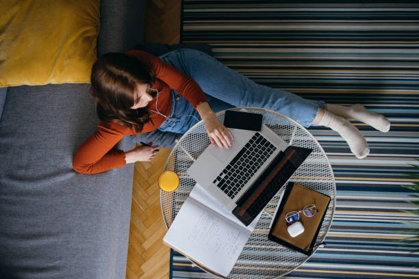 istock An Anonymous Business Woman Using Laptop Computer at Home 1333092790