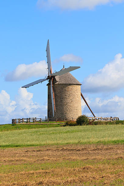 istock Old windmill in France 133309384