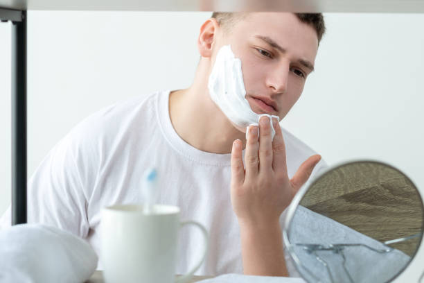 istock shaving product man beauty cosmetics foam face 1333101404