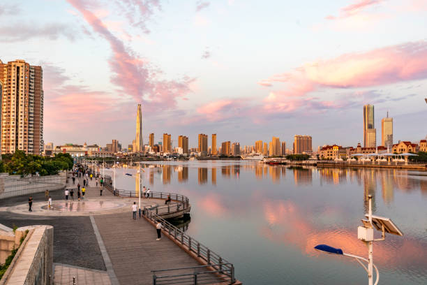 istock Tianjin Binhai New Area sunset 1333114001