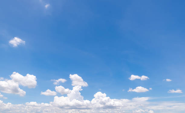 istock Panoramic view of clear blue sky and clouds, clouds with background. 1333117002