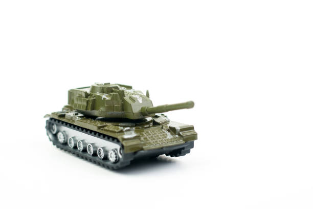 istock Military tank on white background 1333123237